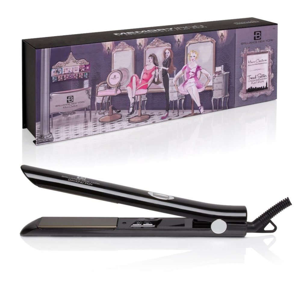 NWT Brilliance New York 1" PRO Straightener&Curler,Frizz free,Ionic,W.Warranty